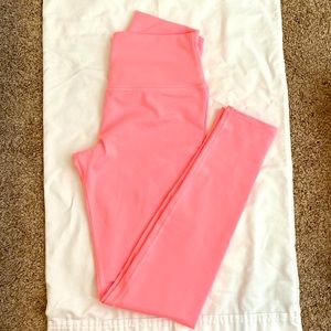 Alo Yoga pink full length legging